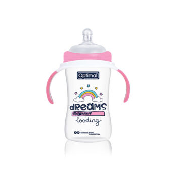 Extra Wide Neck Feeding Bottle With Handle