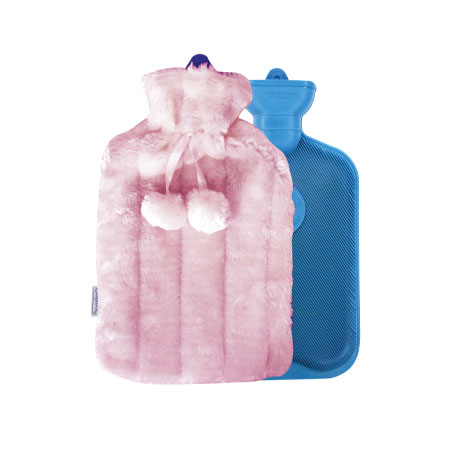 Hot Water Bag + Plush cover - Soothes Muscle Aches | Optimal