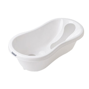 Baby bathtub with Anti-slip recline Pad