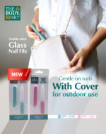 Double-Sided Glass Nail File With Cover - Image 2