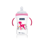 Extra Wide Neck Feeding Bottle With Handle 240ml - Image 3