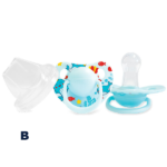 Round Nipple Silicone Pacifier 0+ - Image 4