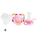 Round Nipple Silicone Pacifier 0+ - Image 3
