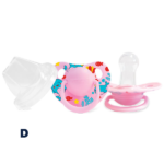 Round Nipple Silicone Pacifier 0+