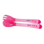 Flexible Silicone Spoon & Fork (4m+)