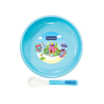 Non-Slip Feeding plate With Silicone Tip Spoon (4m+)