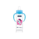 Narrow Neck Orthodontic Feeding Bottle With Handle 240ml