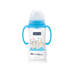 Wide Neck Feeding Bottle With Handle 300ml - Image 2