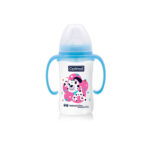 Wide Neck Feeding Bottle With Handle 240ml - Image 2