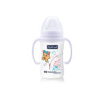 Wide Neck Feeding Bottle With Handle 240ml - Image 3