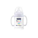 Wide Neck Feeding Bottle With Handle 180ml - Image 2