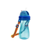 Silicone Straw Bottle 400ML