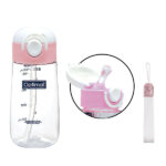 Tritan silicone straw cup -550 ml - Image 3
