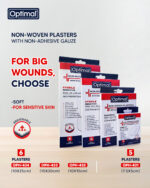 Optimal Non-Woven Sensitive Plasters (XL) - Image 3