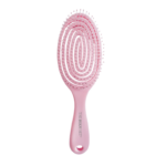 Spiral-vented detangling brush